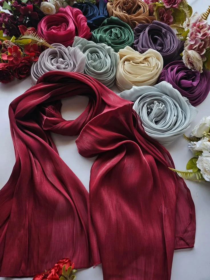 New Launched Crushed Scarf by Shaista Collection